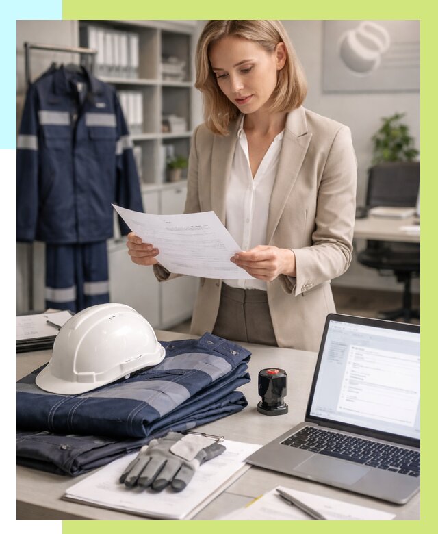 Сертификация спецодежды в Махачкале от 7249 р. | Алешин-Мхч