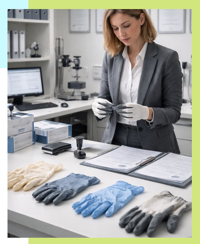 Сертификация перчаток в Махачкале от 8802 р. | Алешин-Мхч