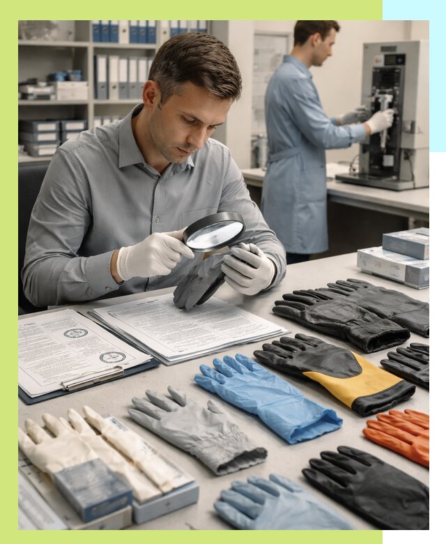 Сертификация перчаток и средств защиты продукции в Махачкале