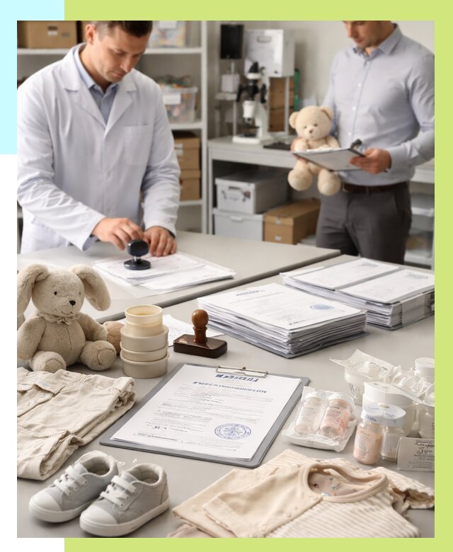 Сертификация детских товаров в Махачкале от 15533 р. | Алешин-Мхч