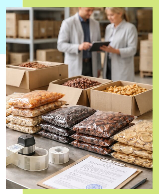 Сертификация сухофруктов в Махачкале от 12426 р. | Алешин-Мхч под ключ