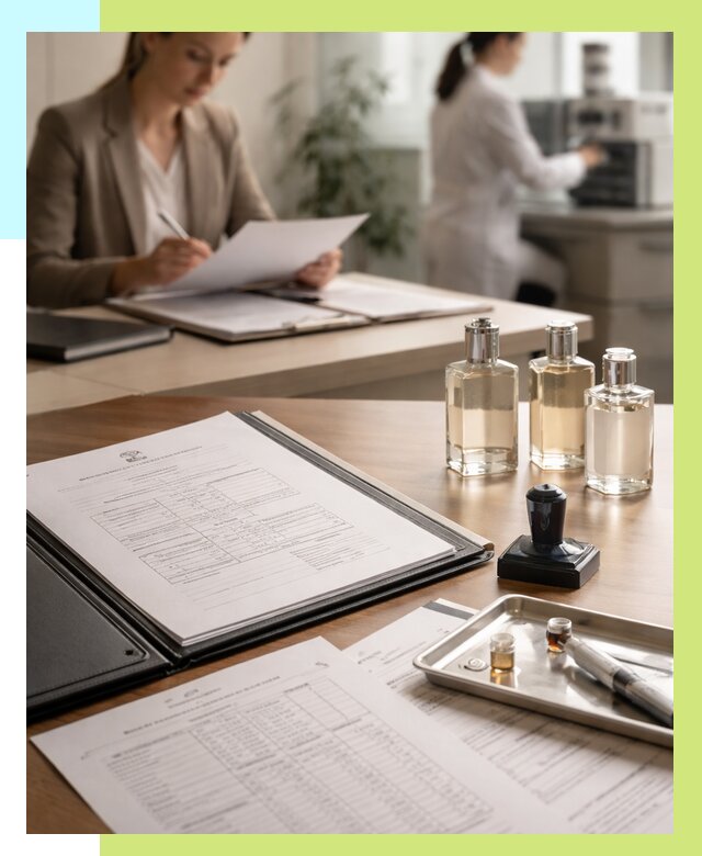 Сертификация парфюмерии в Махачкале от 15533 р. | Алешин-Мхч