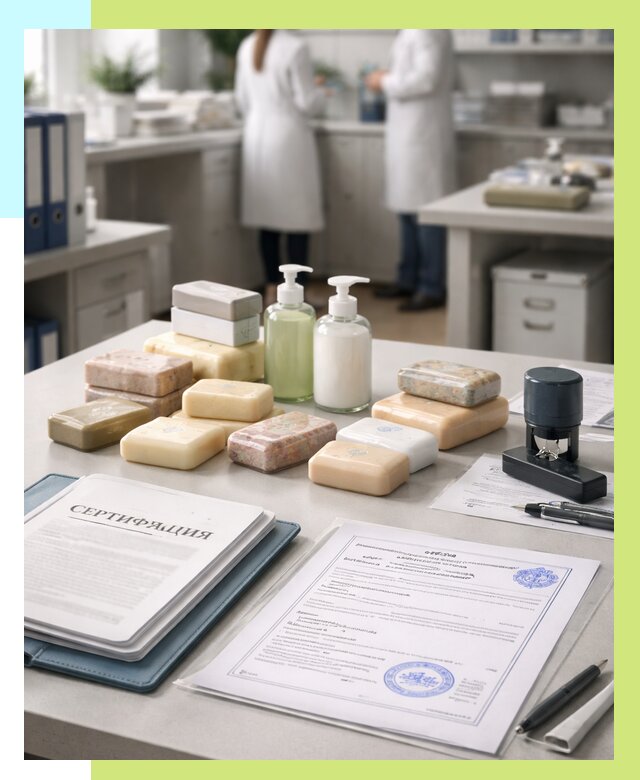 Сертификация мыла и сертификат на мыло в Махачкале от 12426 | Алешин-Мхч
