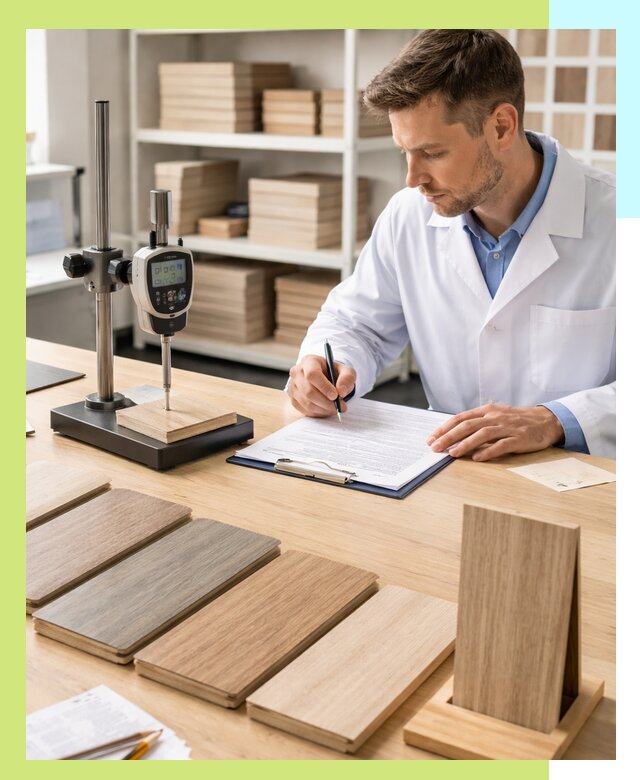 Сертификация ламината с испытаниями и оформлением документов в Махачкале