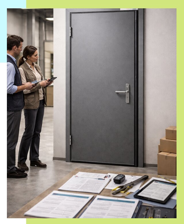 Сертификация противопожарных дверей в Махачкале от 9320 р. | Алешин-Мхч