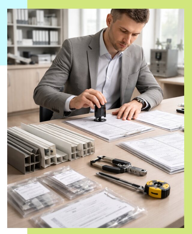 Сертификация ПВХ продукции в Махачкале от 8802 р., Алешин-Мхч