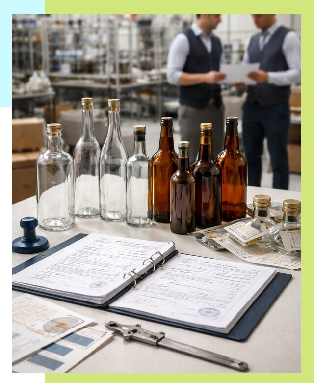 Сертификация стеклянных бутылок в Махачкале от 25888 р. | Алешин-Мхч