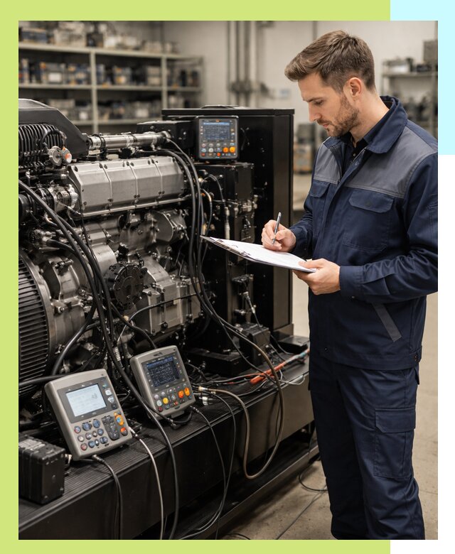 Сертификация дизельных генераторов и их оборудования в Махачкале