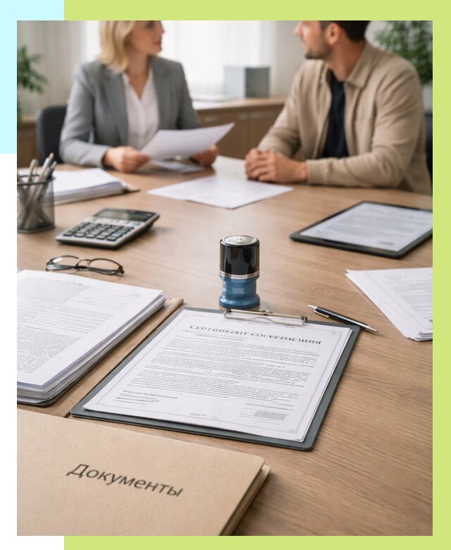 Сертификат соответствия на продукцию в Махачкале от 15533 р.|Алешин-Мхч