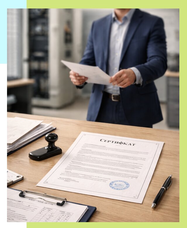 Сертификат на оборудование в Махачкале от 15533 р. | Алешин-Мхч