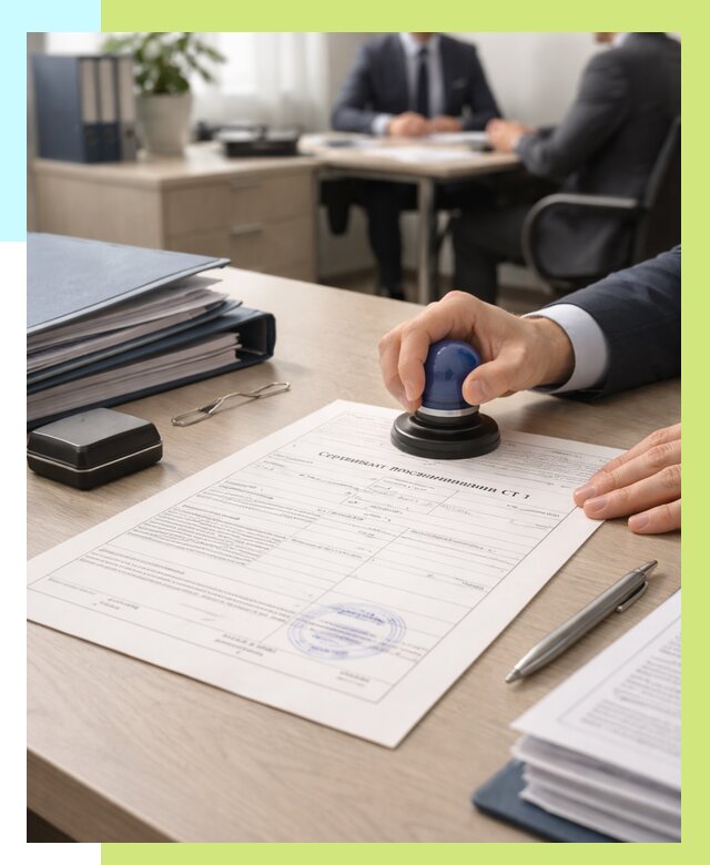 Сертификат происхождения СТ 1 в Махачкале от 4660 р. | Алешин-Мхч