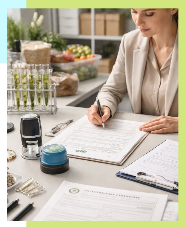 Фитосанитарный сертификат оформить в Махачкале от 4660 р. | Алешин-Мхч