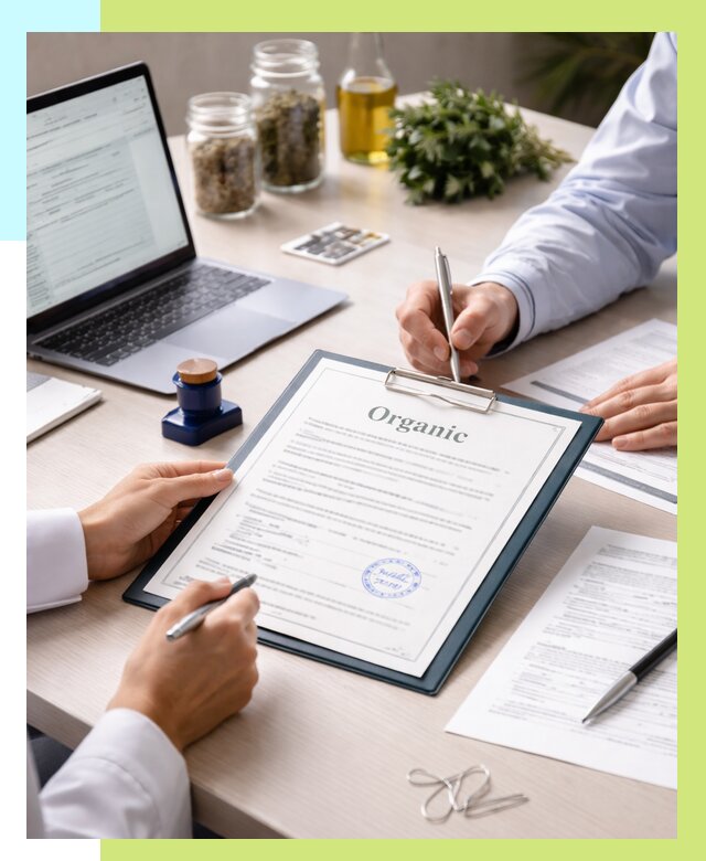 Оформление сертификат органик в Махачкале от 31065 р. | Алешин-Мхч