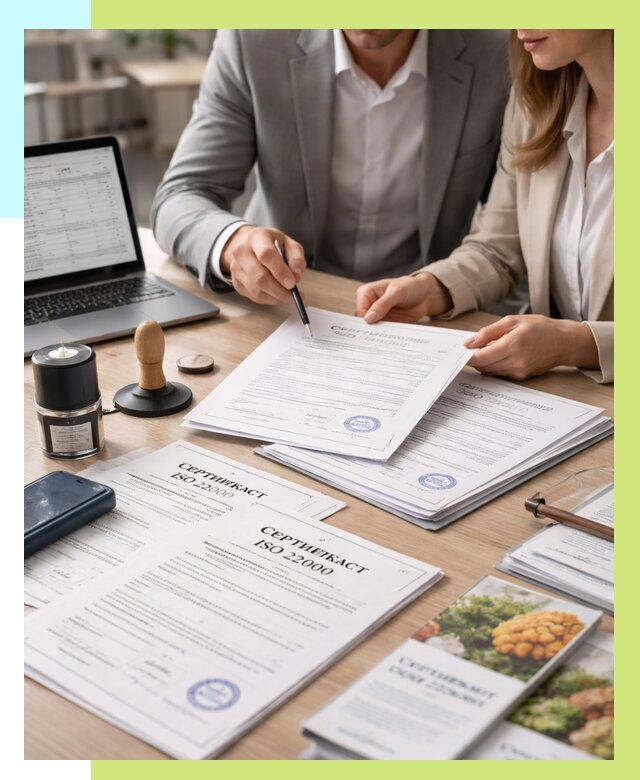 Сертификат ISO 22000 в Махачкале от 41420 р. под ключ | Алешин-Мхч